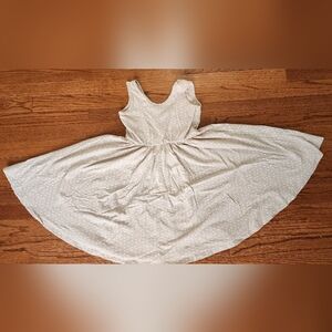 Alice & Ames Cream Polka Dot Dress